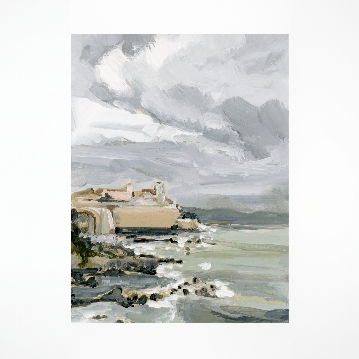 "Antibes Coast" Art Print