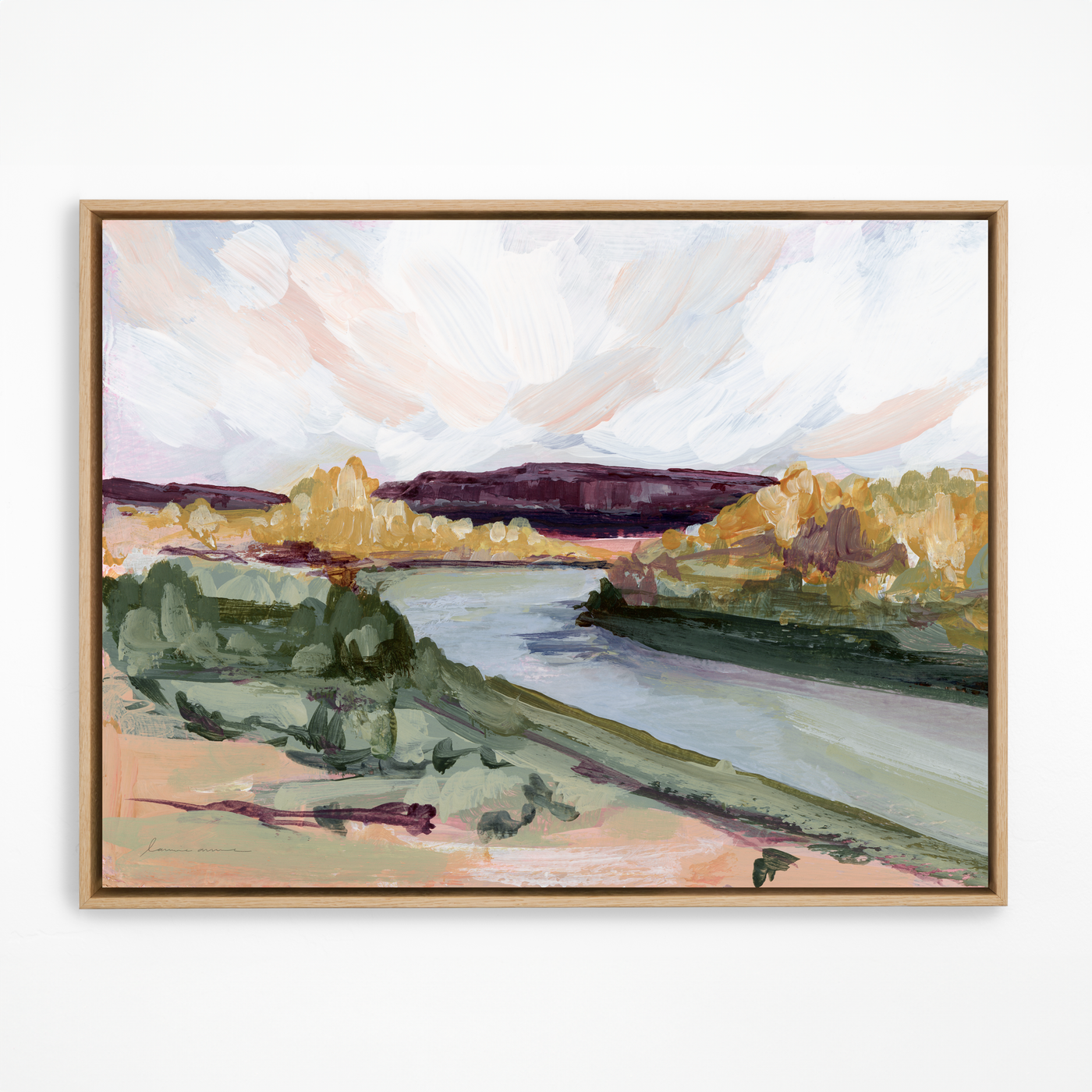 "Bluff River" Art Print