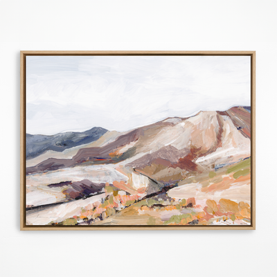 "Blush Mountain" Art Print