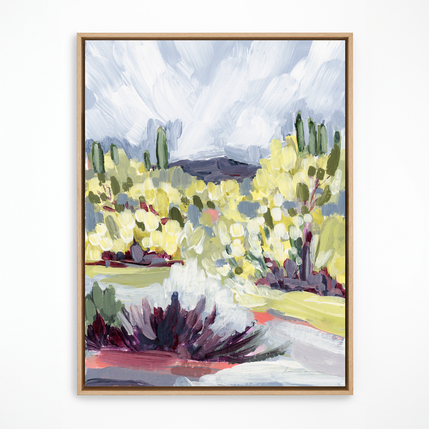 "Brush Desert II" Art Print