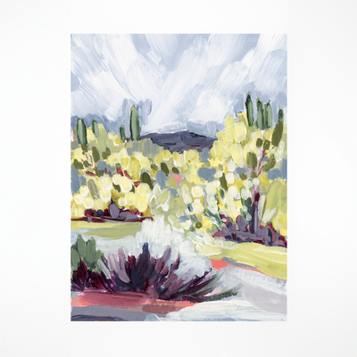 "Brush Desert II" Art Print