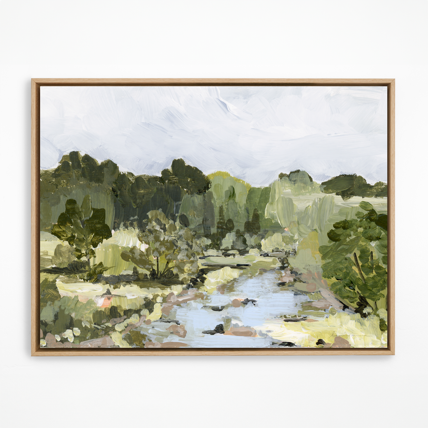 "Countryside Creek" Art Print