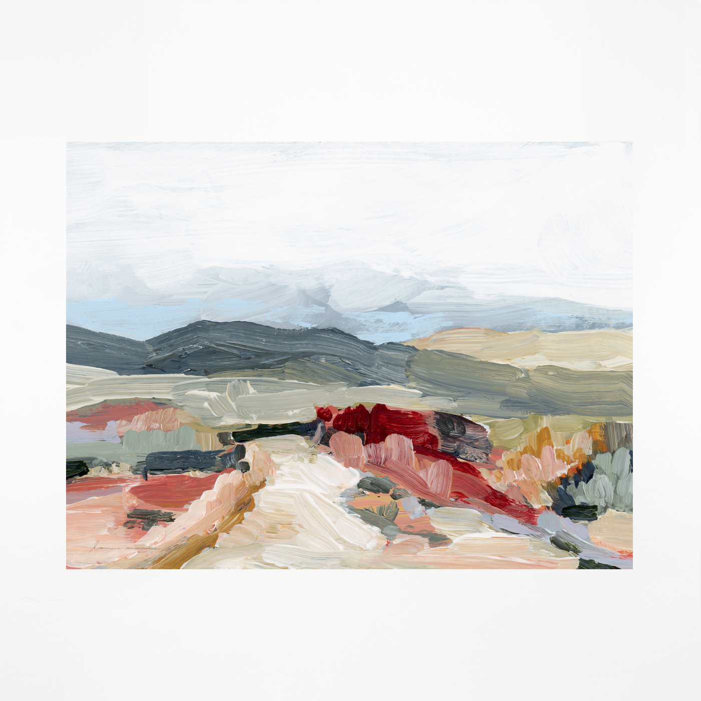 "Joshua Tree Mist" Art Print