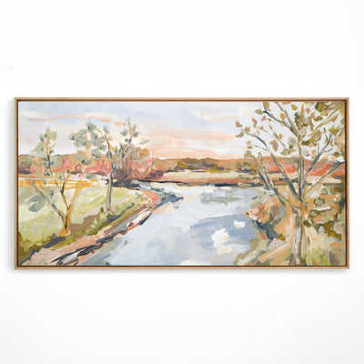 "Autumn Lake" Art Print