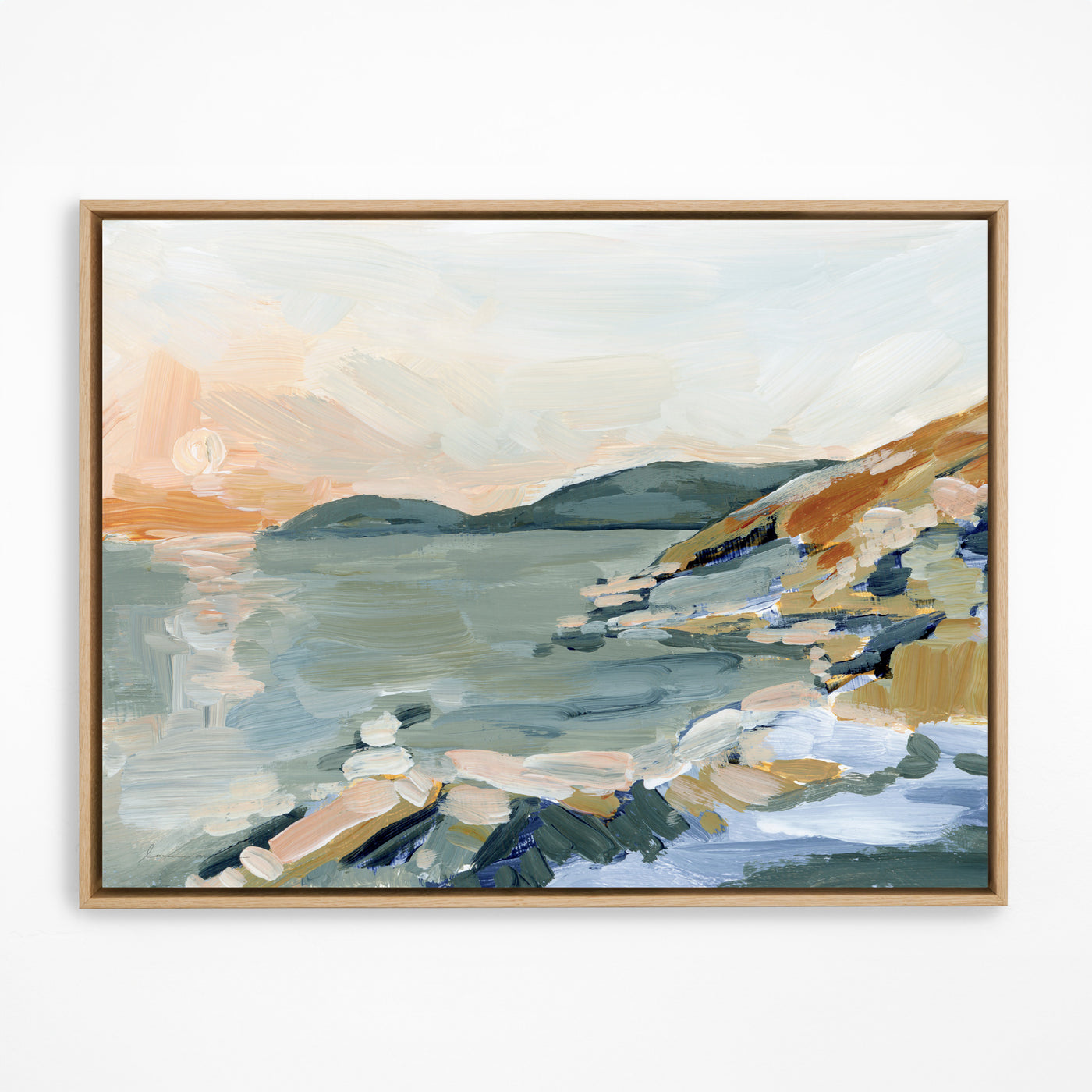 "Marble Coast" Art Print