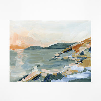 "Marble Coast" Art Print