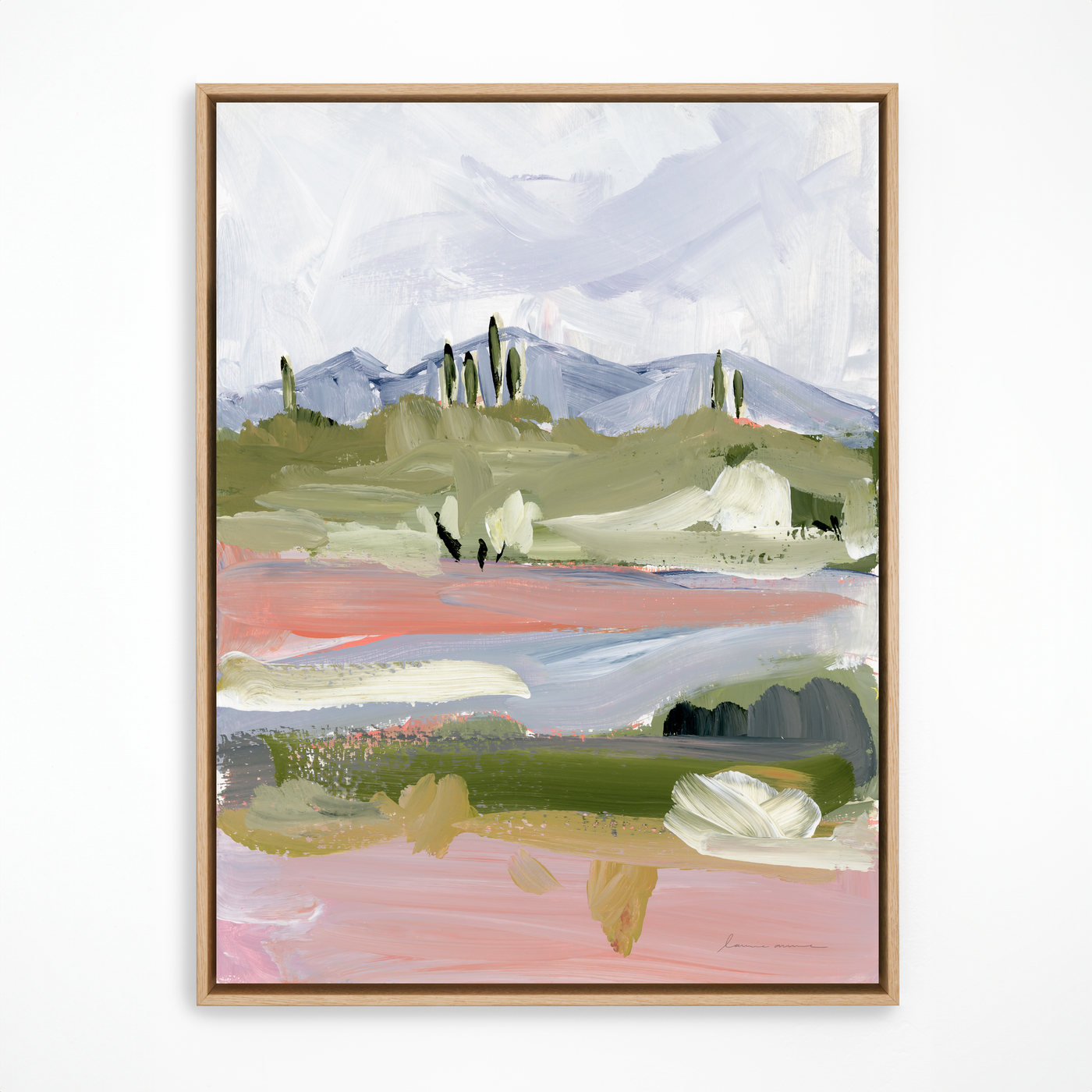 "Periwinkle Desert" Art Print