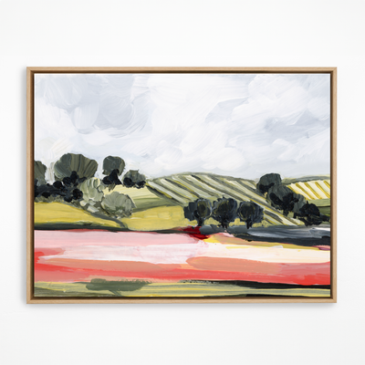 "Red Fields" Art Print