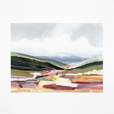 "Vibrant Valley" Art Print