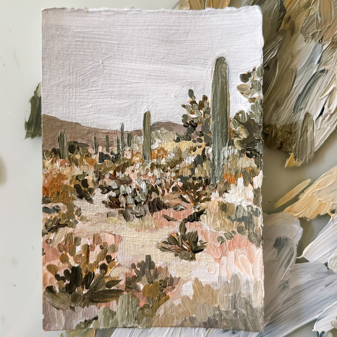 "Cholla" Tiny Landscape