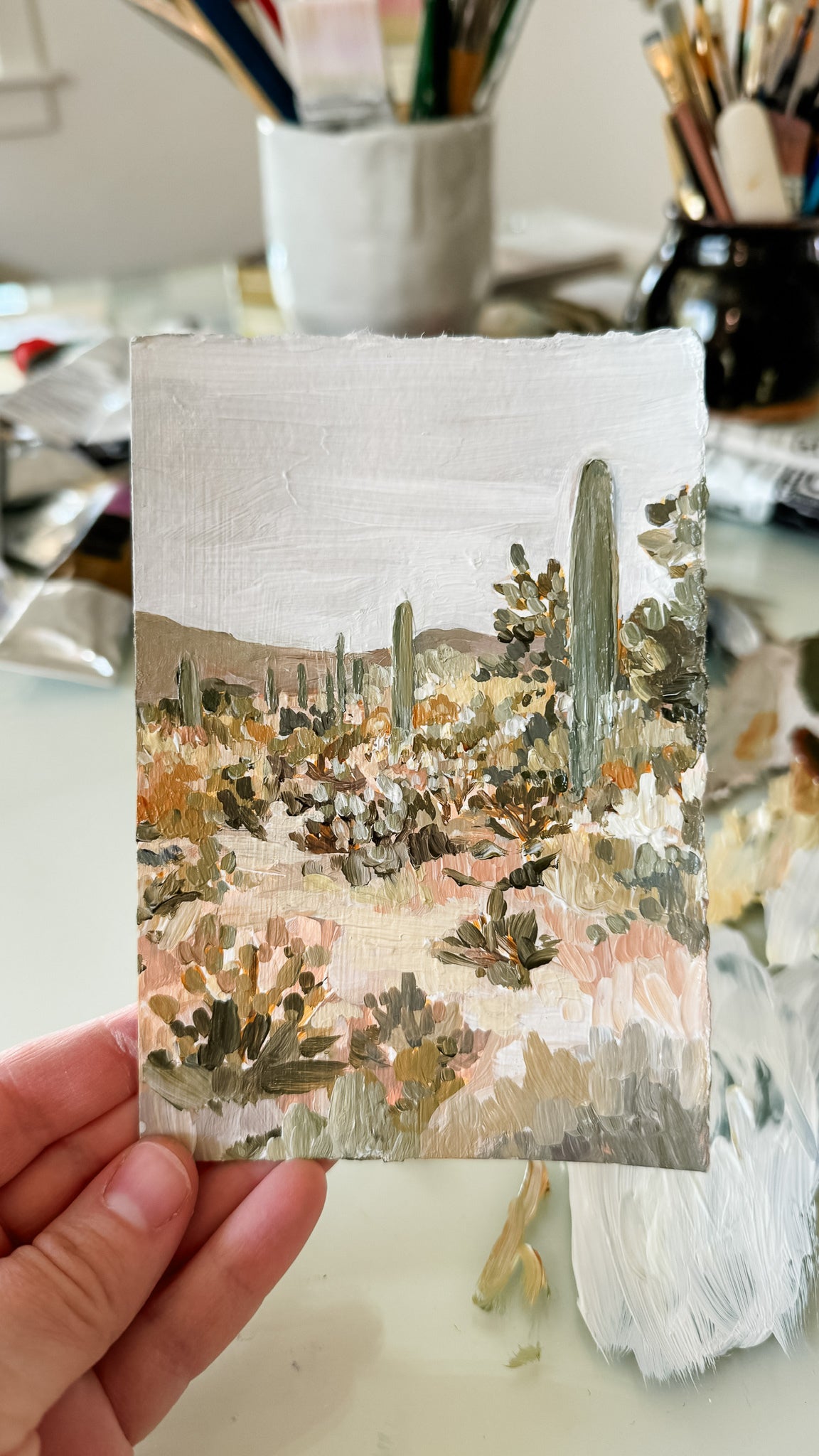 "Cholla" Tiny Landscape