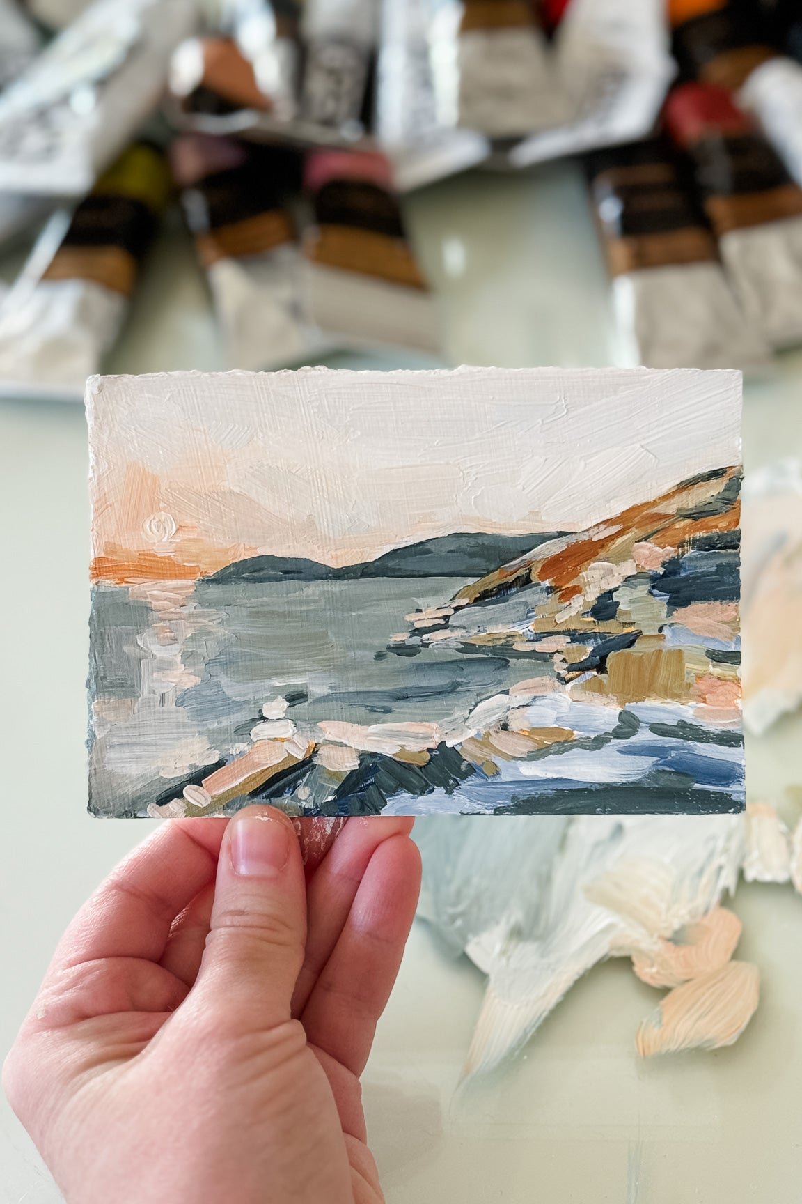 "Marble Coast" Tiny Landscape